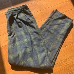 urban outfitters high waisted plaid pants